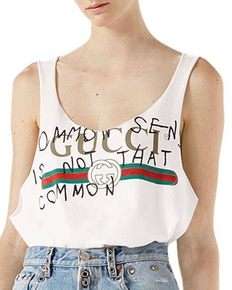 gucci common sense tank top